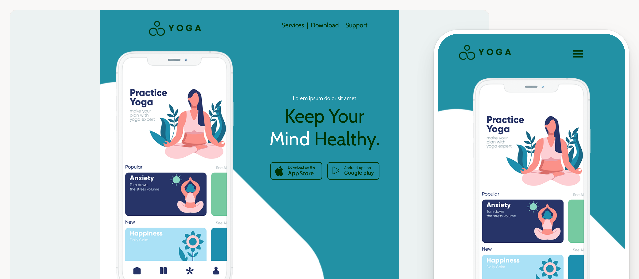 Yoga health app