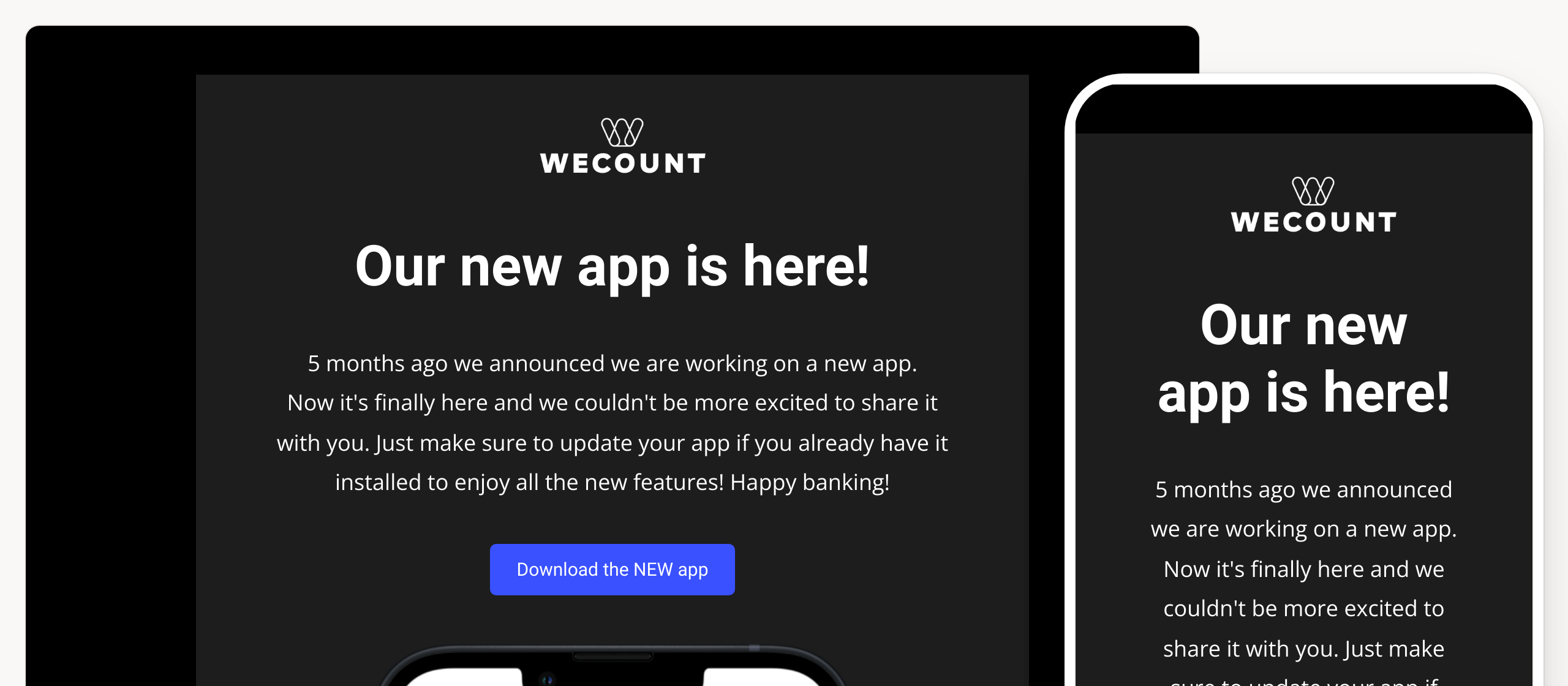 Promote new app features