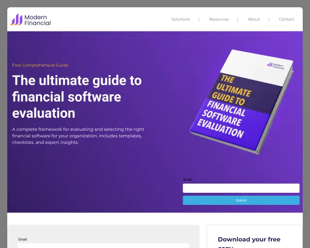 Screenshot of Product launch template