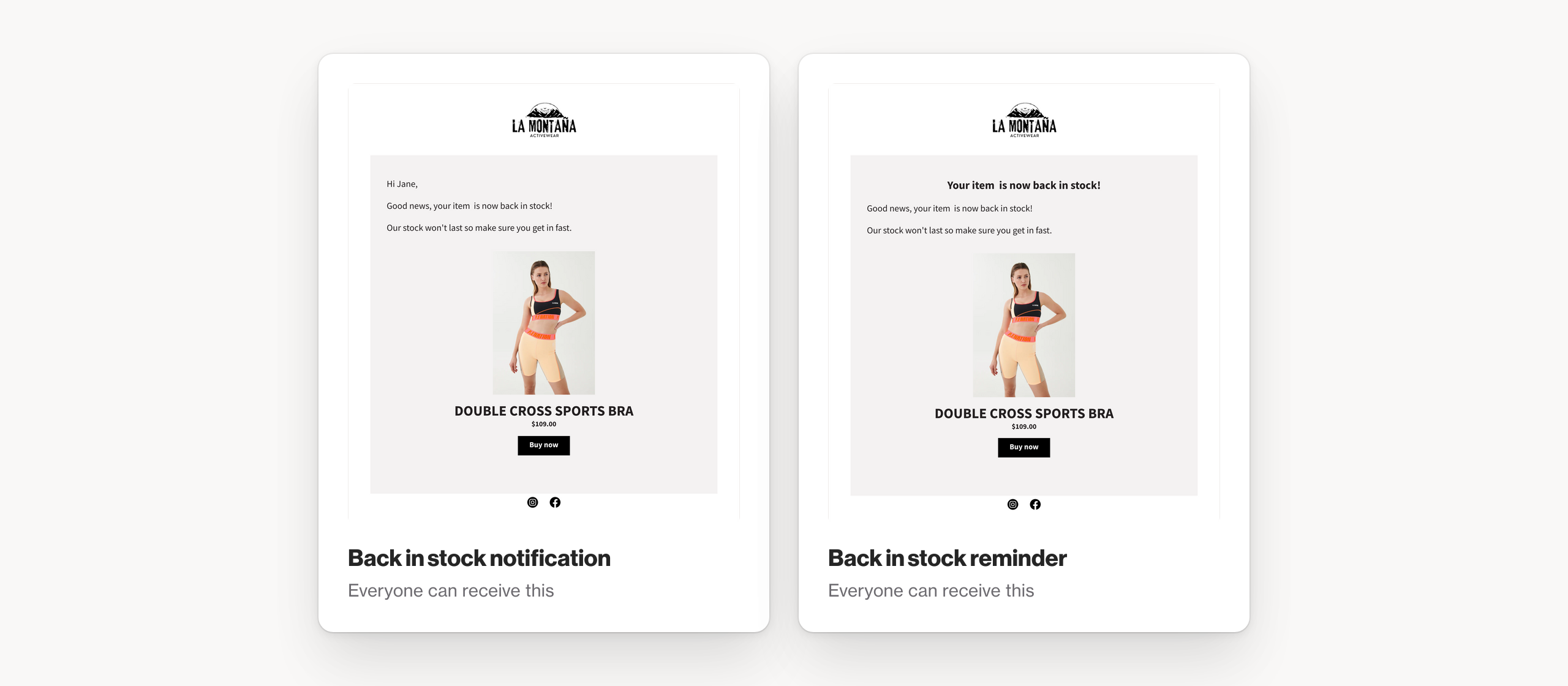 Shopify back in stock notification